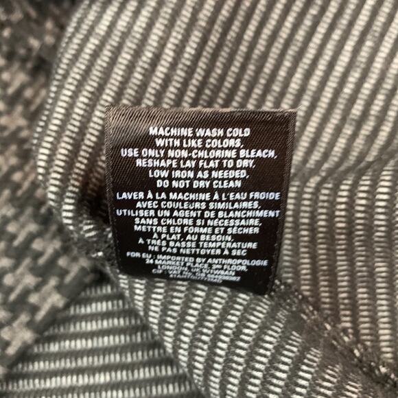 Antrho 9-H15 Stcl Mod houndstooth and lace shift dress, size xs - Picture 8 of 8